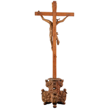 Antique 17th Century Baroque Standing Wooden Cross