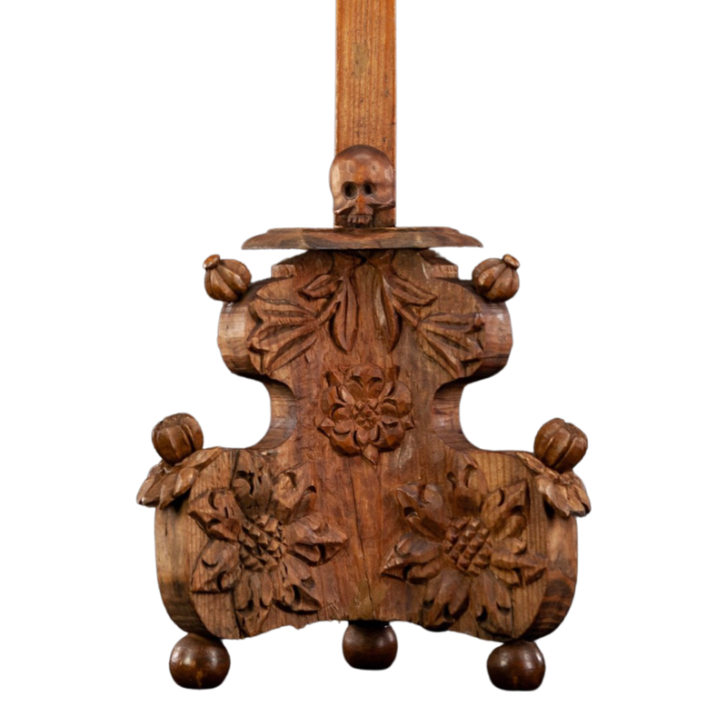 Antique 17th Century Baroque Standing Wooden Cross