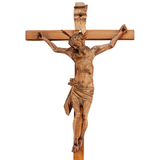 Antique 17th Century Baroque Standing Wooden Cross