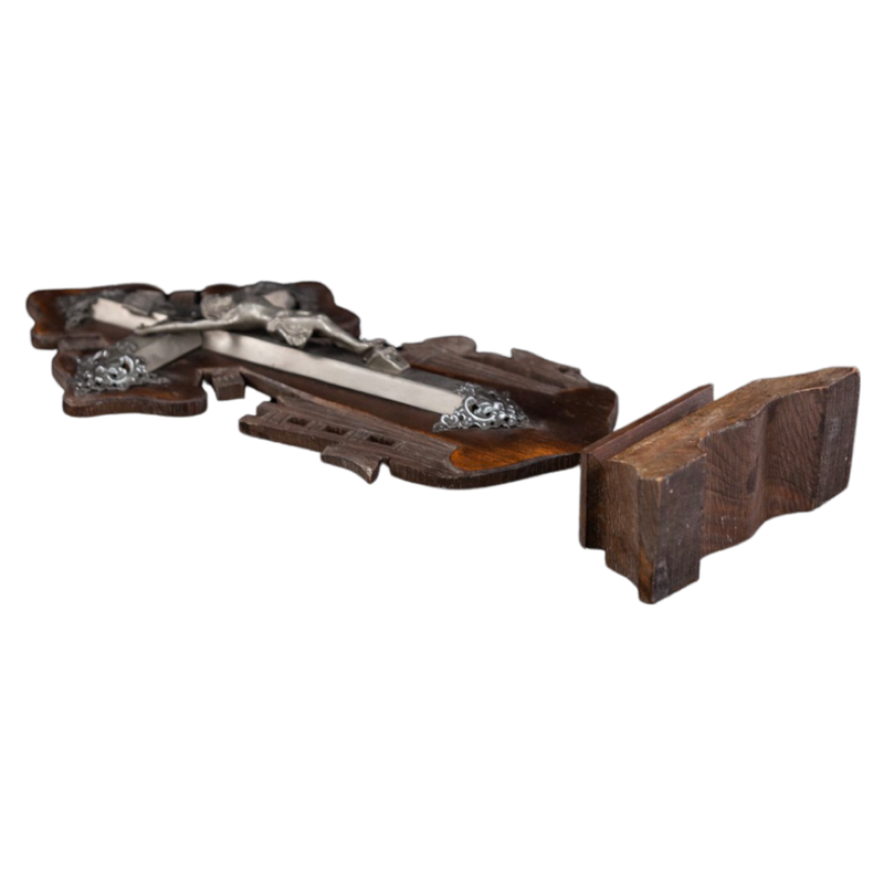 Vintage Wooden Standing Cross