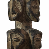 Vintage Congo Lega Hand Carved Wood Statue