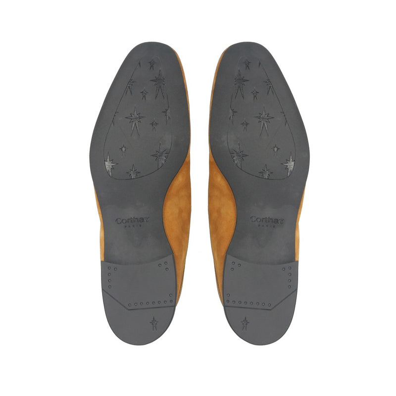 Light Brown Tahiti Suede Loafers