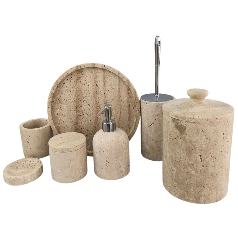 Marble 7 Piece Handcrafted Bathroom set