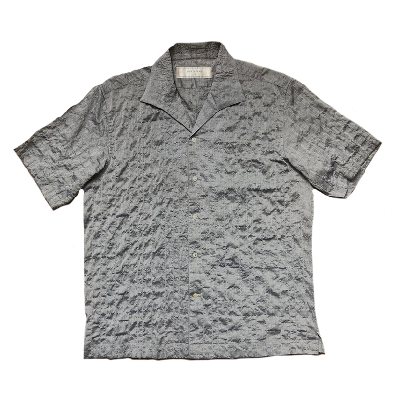 "TOSHI" Japanese Seersucker Short Sleeve Shirt (Made To Order)