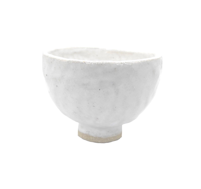 Milk Ceramic Wobbly Bowl