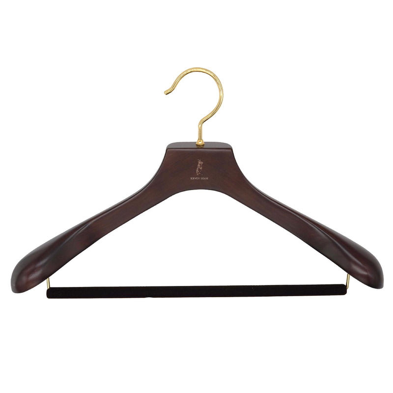 Nakata for Kevin Seah Mars Brown Beech Wood Suit Hanger