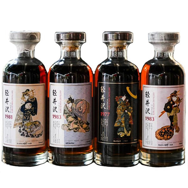 Geisha Series Set of 4 Bottles