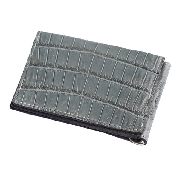 Grey Crocodile Wallet