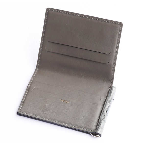 Grey Crocodile Wallet