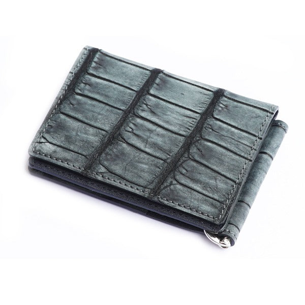 Grey Crocodile Wallet