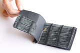 Grey Crocodile Wallet