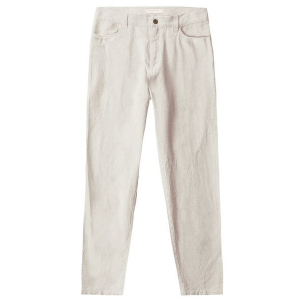 Washed Cotton Linen Jeans (Made to Order)