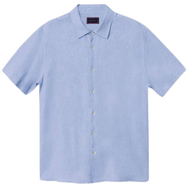 "REMY" COTTON LINEN SHORT SLEEVE SHIRT (Made to order)