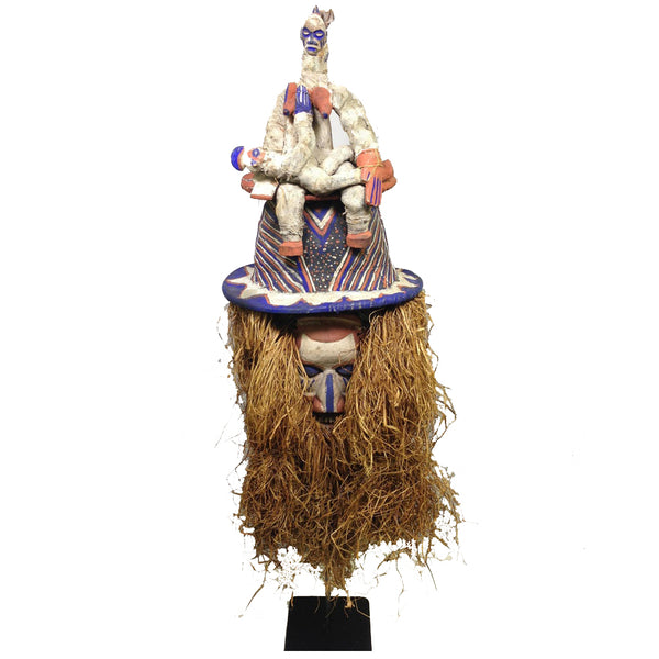 Yaka Tribe Initiation Ceremonial Mask
