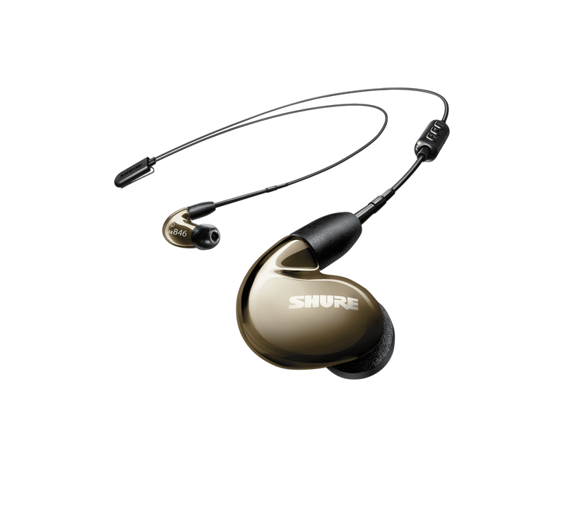 SE846 Sound-Isolating Earphones with Bluetooth 5.0 and Wired Accessory Cables (Bronze)