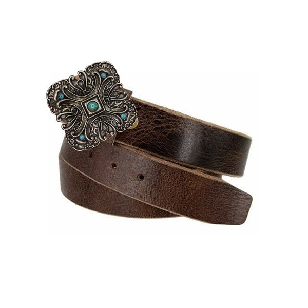 Vintage Silver & Turquoise Belt