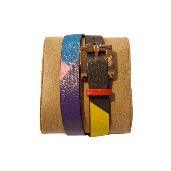 Kongo Biddim Bracelet - Rose Gold Plated Buckle
