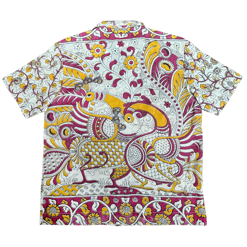 "BIRDS" Series Hand Painted Short Sleeve Shirt