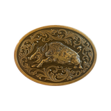 Vintage Brass Wild Boar Belt