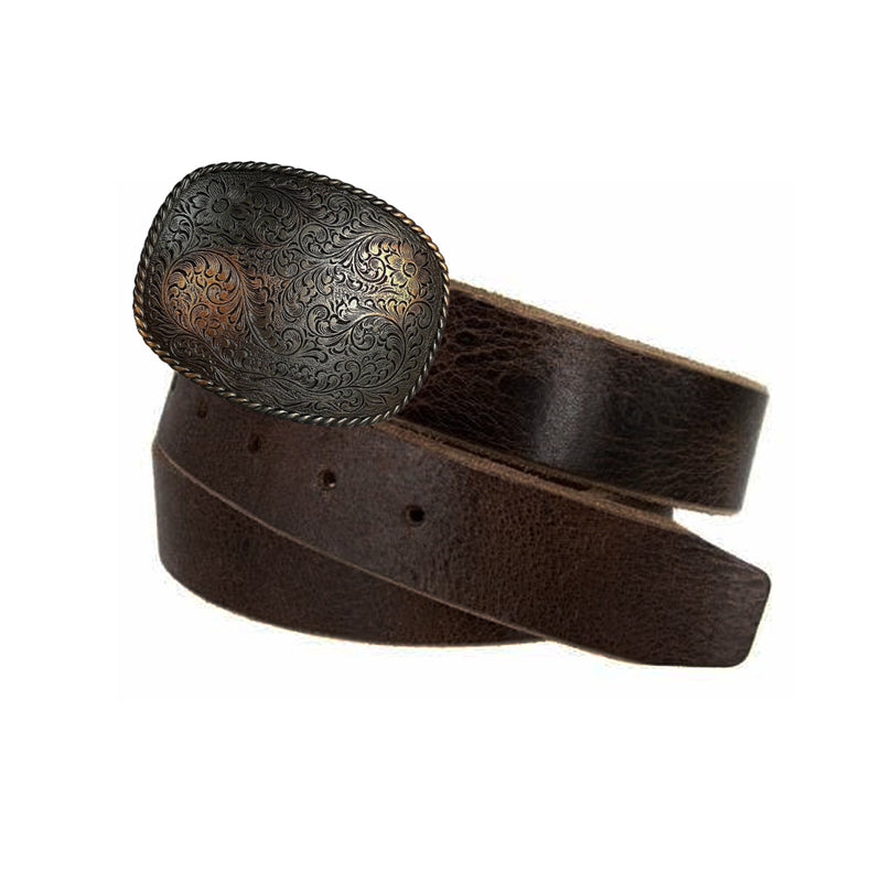 Copper engraved belt