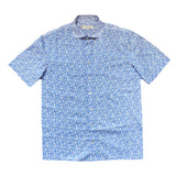 "IZU" Japanese Seersucker Short Sleeve Shirt (Made To Order)