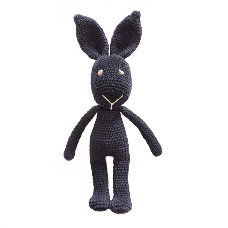 Hand crochet bunny (Made to order) - Navy