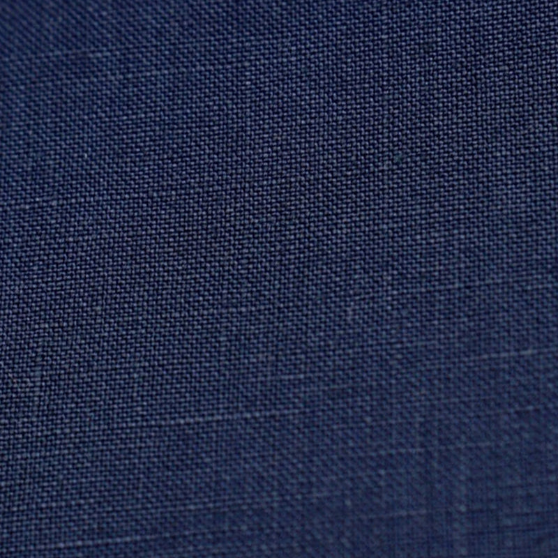 Navy Linen Drawstring Shorts (Made to Order)