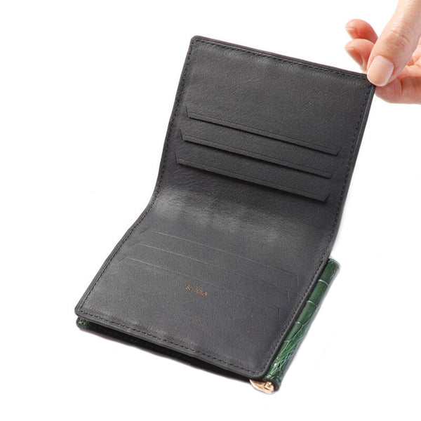 Green Crocodile Wallet
