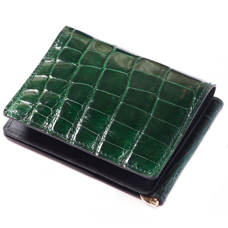 Green Crocodile Wallet