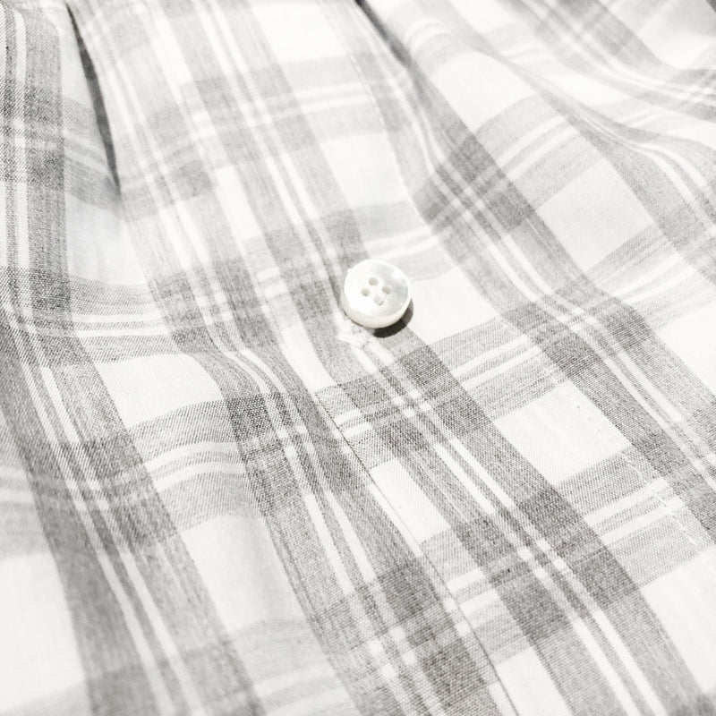 Grey / White Checks Cotton Boxer Shorts