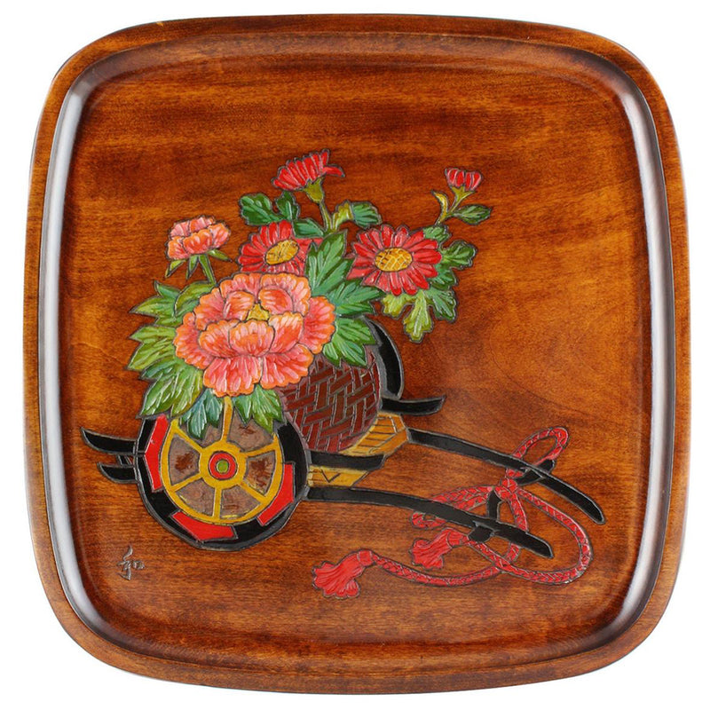 Vintage japanese lacquer serving tray