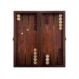 Handmade Wood Backgammon Set (Small)