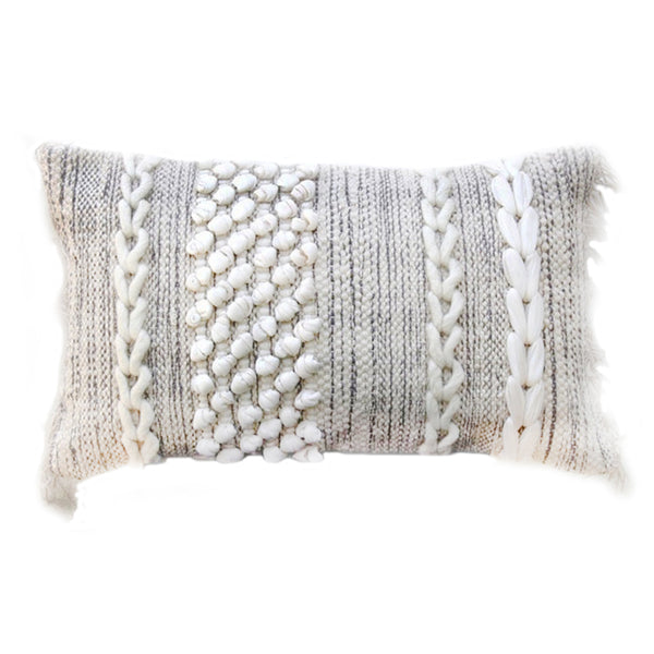 Indian Handwoven Wool Cushion Cover
