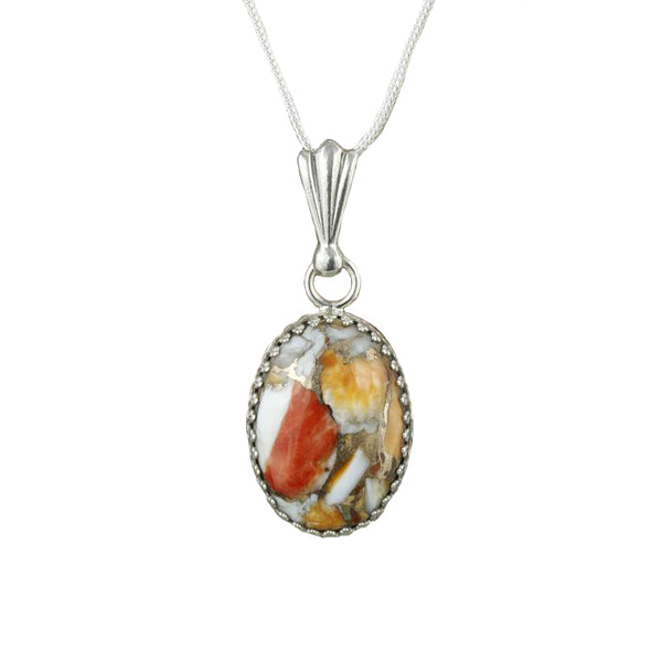 Spiny Oyster and Bronze Necklace