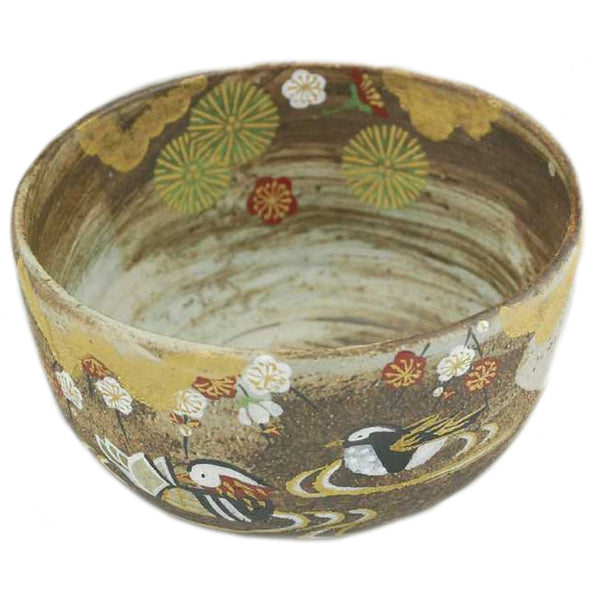 Matcha Bowl - Oshidori Mandarin Duck By Bahan Kiln