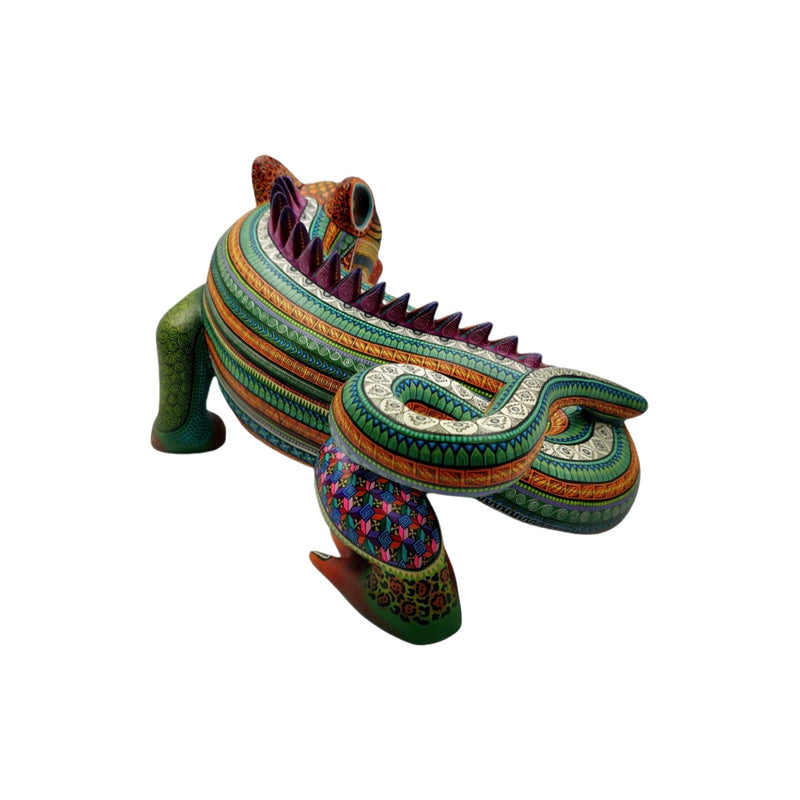 Oaxaca Alebrije - Iguana / Leopard