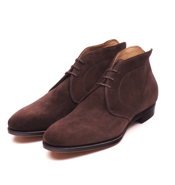 Bitter Chocolate Suede Chukka Boots