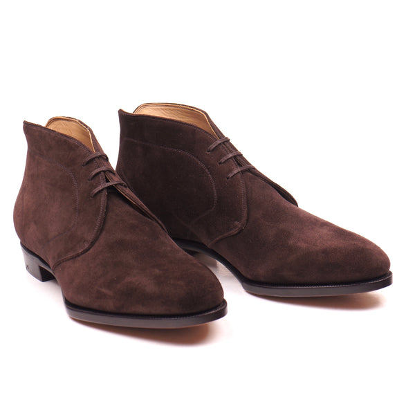 Bitter Chocolate Suede Chukka Boots