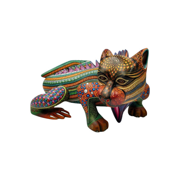 Oaxaca Alebrije - Iguana / Leopard