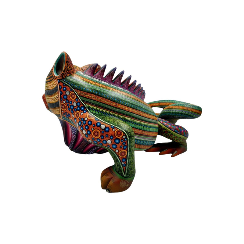 Oaxaca Alebrije - Iguana / Leopard