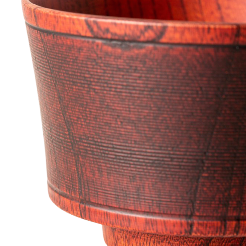 KASHOKUBIKI Wooden Soup Bowl (Red)
