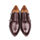 Brown Calf Double Monk Straps