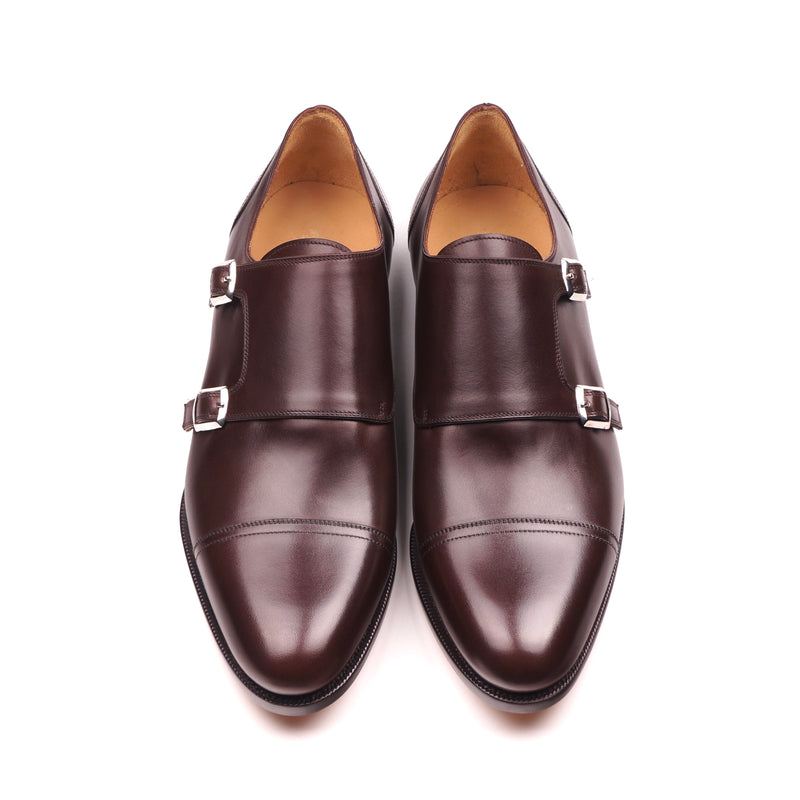 Brown Calf Double Monk Straps