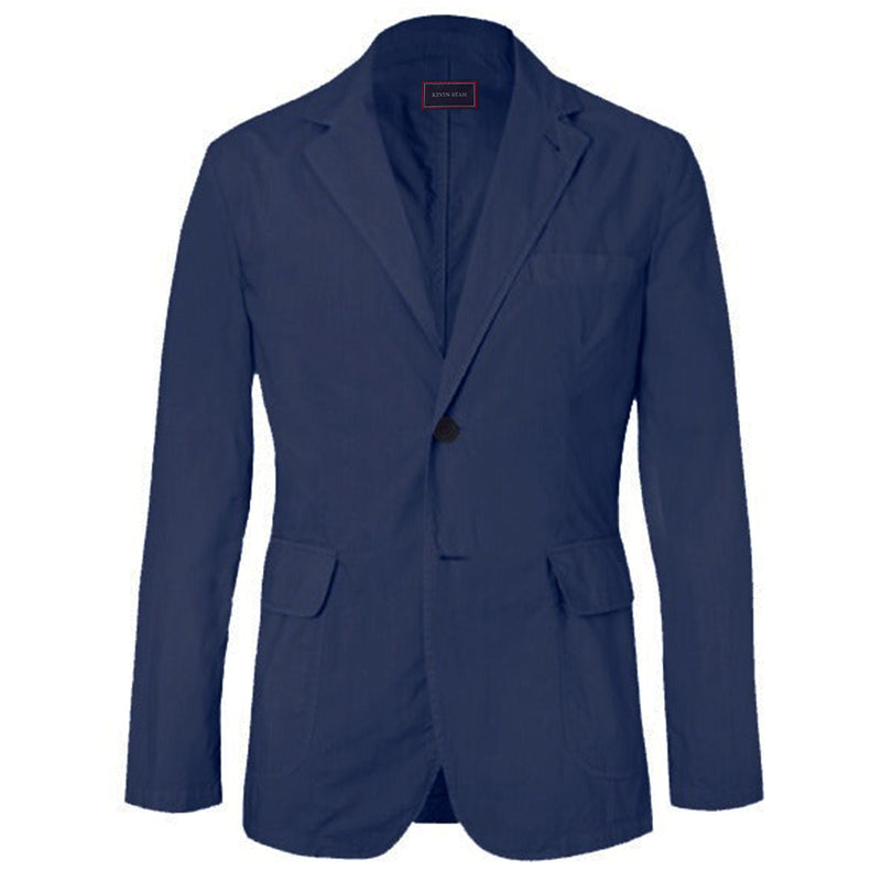Lightweight Stretch Cotton Unstructured Jacket (Made to Order)