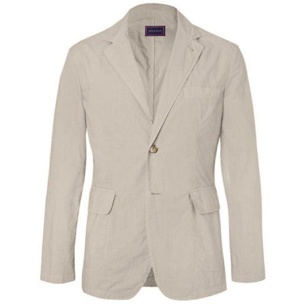 Lightweight Stretch Cotton Unstructured Jacket (Made to Order)