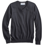 "DAVIDE" Cotton Cashmere V- Neck Sweater