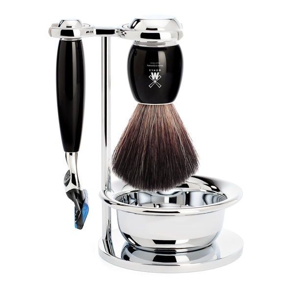 VIVO Shaving Set (Resin Black)