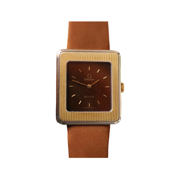 Vintage 1970s De Ville Steel/18k Yellow Gold