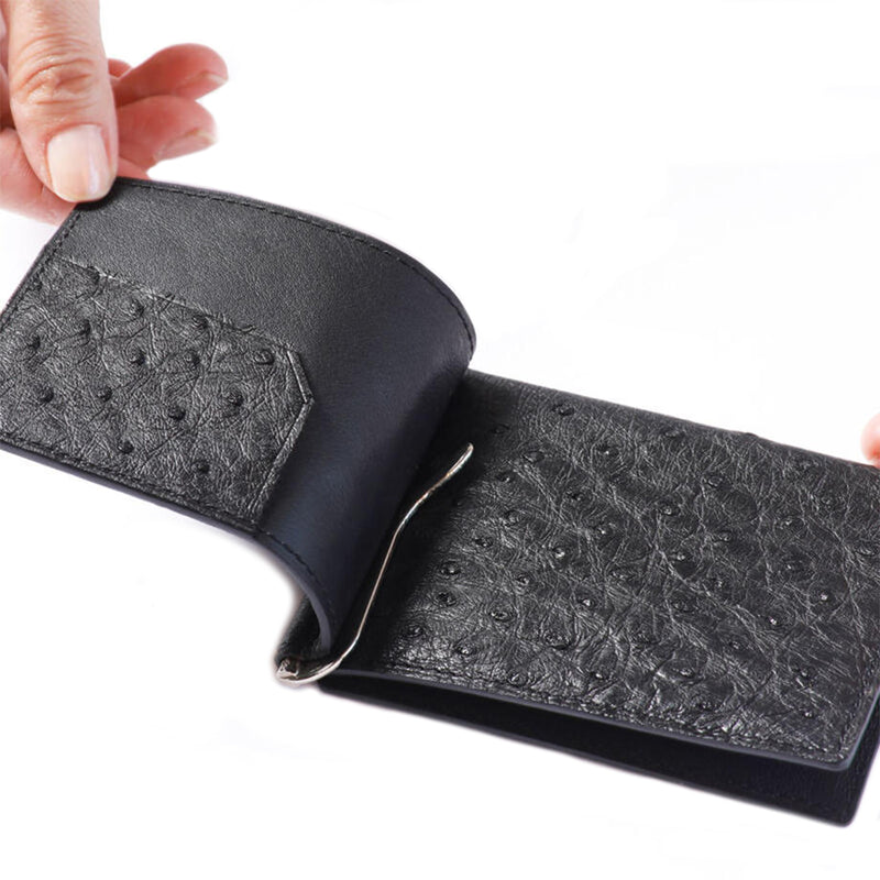 Ostrich Leather Wallet