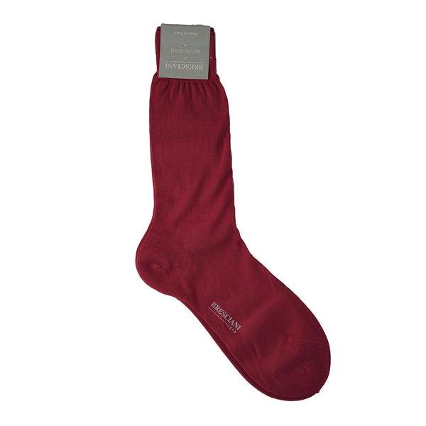 Red Mid Calf Socks